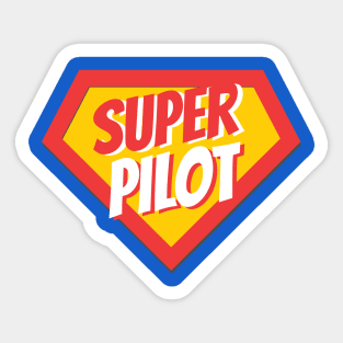 Pilot Gifts | Super Pilot Sticker